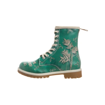 Abbildung von Dogo Koala Plateaustiefelette, Damen, Größe: 41, Grün Schuhe