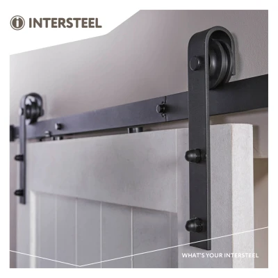 Abbildung von Intersteel Schiebetürsystem Basic mattschwarz