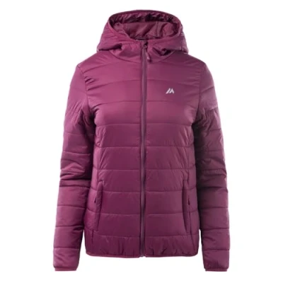 Abbildung von martes Damen Lady Maron, Übergangsjacke Mit Kapuze, Warme Steppjacke, Zwei Seitentaschen, Leicht Jacket, PURPLE POTION, XL EU