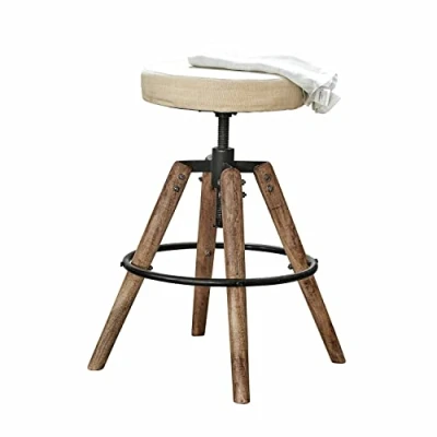 Abbildung von Mirabeau Hocker Twist weiß/braun