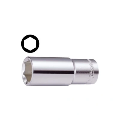 Abbildung von Sechskantnuss HANS 1/4 zoll 13 mm 6 kant lang