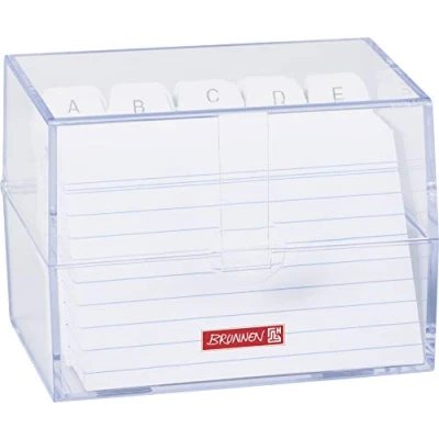 Abbildung von Karteibox A7 gefüllt transparent