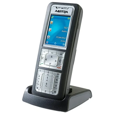 Abbildung von Mitel 80E00013AAA A Komfort DECT Systemtelefon schnurlos 632 Set schwarz