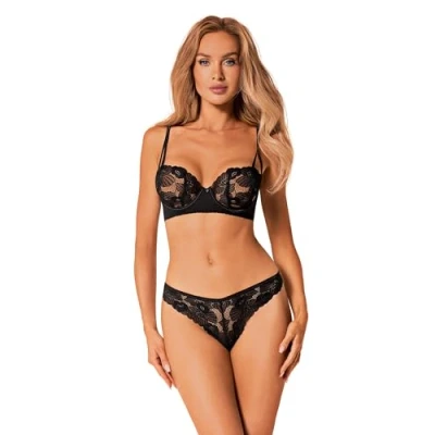 Abbildung von Serena Love Spitzen Set Schwarz