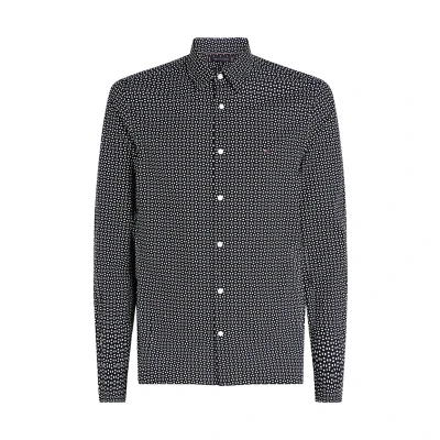 Abbildung von Tommy Hilfiger Print Shirt Hemd, Herren, Größe: XXL, Desert sky optic white