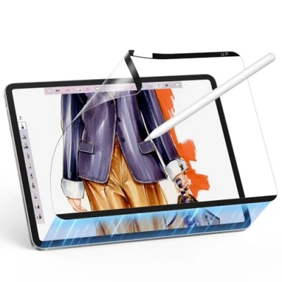 Abbildung von ESR für iPad Pro 11 Zoll (2024) Paper Feel magnetischer Schutzfolie, Schreiben und Zeichnen wie auf Papier, abnehmbar wiederverwendbar, kompatibel mit gehärtetem Film, Matte Oberfläche