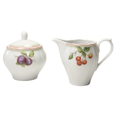 Abbildung von CreaTable Milch und Zuckerset &quot;Flora Orchard&quot;, (Set, 2 tlg., 1 Milchkännchen, Zuckerdose)