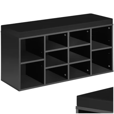 Abbildung von tectake Schuhschrank Max (Set mit Schrank+Kissen, 1 St., inkl. Sitzkissen)