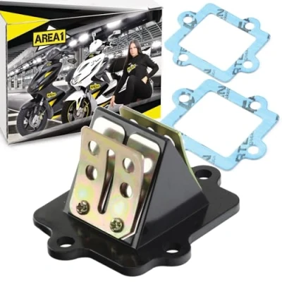 Abbildung von Area1 Ersatz Membranblock 2Takt/50ccm kompatibel mit Aerox Neos Jog, RS Ultima, GT Union, F10 F12 F15 (Kompatibel (2T 50ccm)