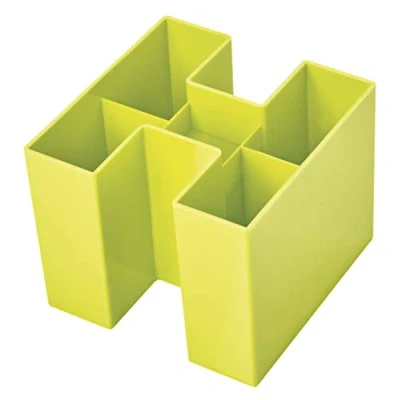 Abbildung von HAN Schreibtischköcher BRAVO ein echter Blickfang: trendy, hochglänzend und erweiterbar mit 5 Fächern, lemon, 17455 50