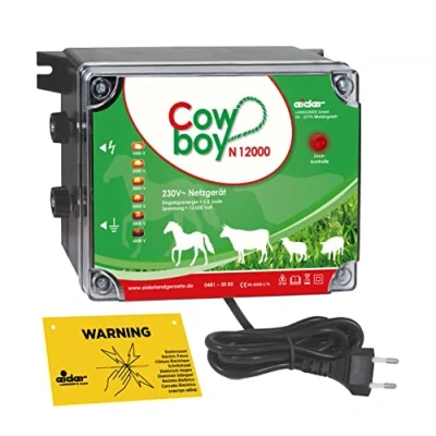 Abbildung von Koll Living Weidezaungerät N12000 230V Extra Power : 230V, 6 Joule, 12000 Volt für Lange Zäune, starker Bewuchs Made in Germany