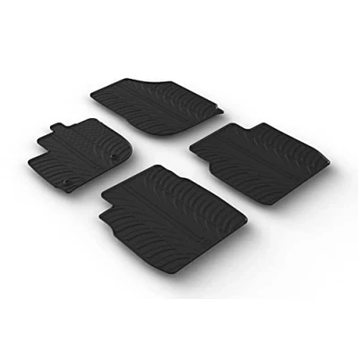 Abbildung von Gledring 0742 Fußmattensatz Gummi vorne und hinten 4 schwarz 750mm 550mm HONDA: Jazz