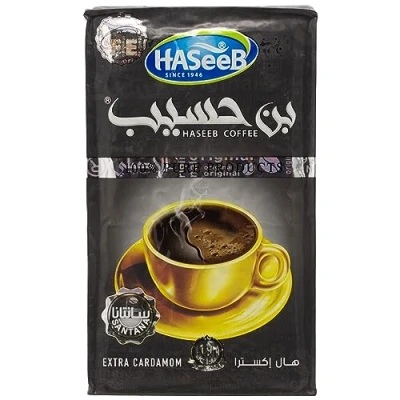 Abbildung von Haseeb Arabischer Mokka Extra Kardamom Orientalischer Kaffee mit schwarz 500 g (1 x g)