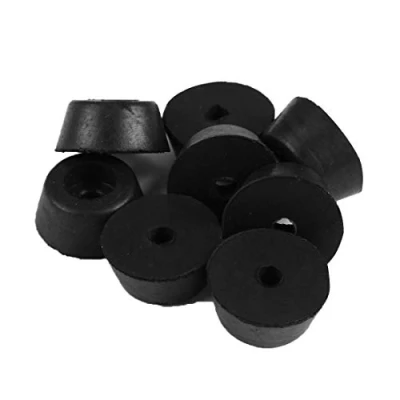 Abbildung von sourcing map 8 Stück Gummifüße für Möbel Tisch Verstärker Lautsprecher Schrank und Beinpolster D25 x 20 H12 mm