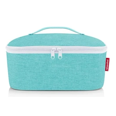 Abbildung von reisenthel coolerbag M pocket Kühltasche mit Obermaterial aus recycelten PET Flaschen Ideal für das Mittagessen unterwegs, Couleur:twist ocean