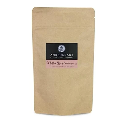 Abbildung von Ankerkraut Pfeffer Symphonie Ganz, 450g im XXL Beutel, Mischung Verschiedener Sorten, Verfeinert mit Rosa Beeren und Piment, Für Mühle
