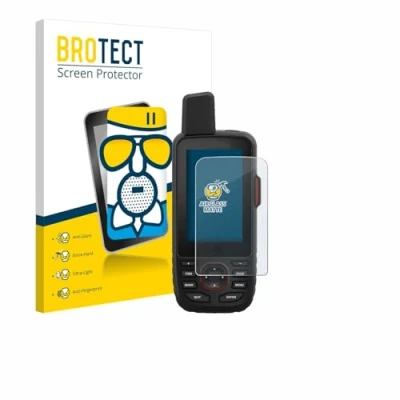 Abbildung von BROTECT Entspiegelungs Schutzglas für Garmin GPSMAP 66i Schutz Folie Panzerfolie Glas Matt [Extrem Kratzfest 9H, Anti Reflex, Fingerprint]