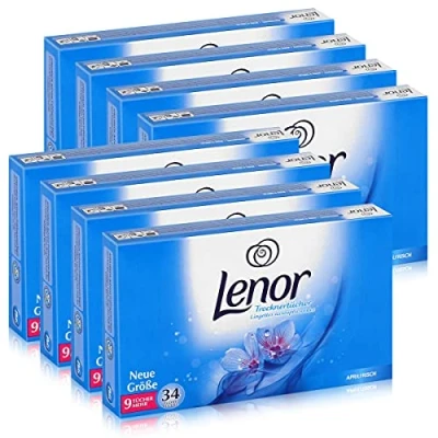 Abbildung von Lenor Trocknertücher Aprilfrisch 34 Tücher Wäschepflege im Trockner Spezialwaschmittel