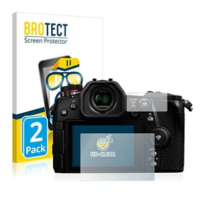 Abbildung von BROTECT (2 Stück Schutzfolie für Panasonic Lumix DC G9 Displayschutz Folie Ultra Klar