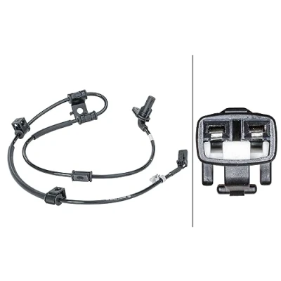 Abbildung von HELLA 6PU 012 679 691 ABS Sensor mit Halter aktiver 2 970 12 HYUNDAI: ix35