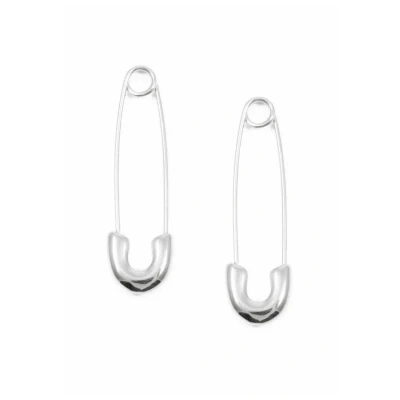 Abbildung von Hey Happiness Safety PIN Ohrringe, Damen, Größe: One Size, Silberfarben