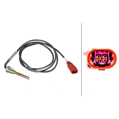 Abbildung von Sensor, Abgastemperatur HELLA 6PT 010 376 991