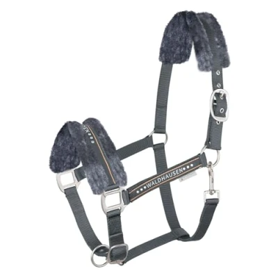 Abbildung von Waldhausen Halfter Elegant Cob Dunkelgrau