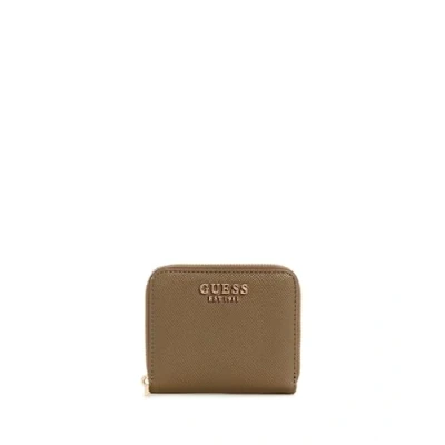Abbildung von Guess Laurel Saffianoptik Geldbörse, Damen, Größe: One Size, Beige