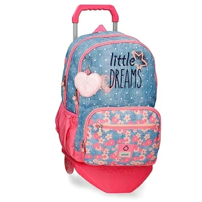 Abbildung von Enso Little Dreams Laptop Schulrucksack mit Trolley Rosa 32x44x17 cm Polyester 23,94L...