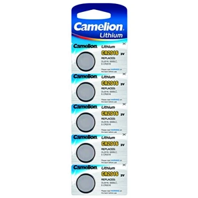 Abbildung von Camelion 2 x Lithium Batterien CR2016, 3 V (5 Stück)