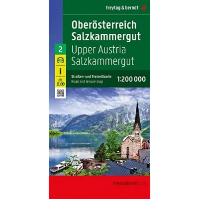 Abbildung von Oberösterreich Salzkammergut, Straßen und Freizeitkarte 1:200.000, freytag &amp; berndt (freytag Auto + Freizeitkarten)
