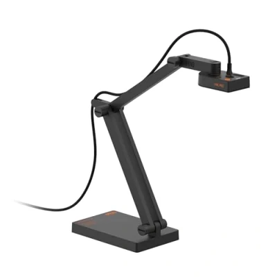 Abbildung von Ipevo V4K PRO 120 4K USB Dokumentenkamera, Grad FOV Objektiv, Sony CMOS Sensor, schneller Autofokus, AI Rauschunterdrückung, Webcam, Plug and Play, Videokonferenzen, Streaming, Arbeit von zu