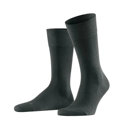 Abbildung von FALKE Herren Socken Sensitive Berlin M So Wolle Baumwolle mit Komfortbund 1 Paar, Grün Forest 7474, 39 42