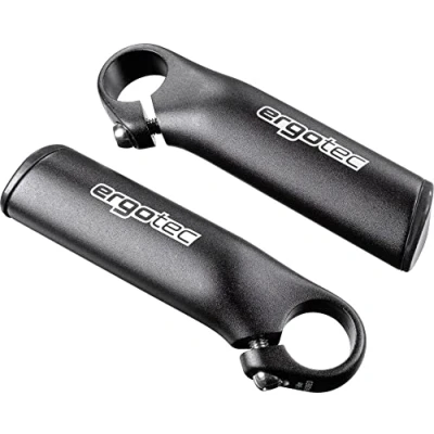 Abbildung von ErgoTec Unisex Erwachsene Ergo S Bar Ends, Schwarz, Einheitsgröße