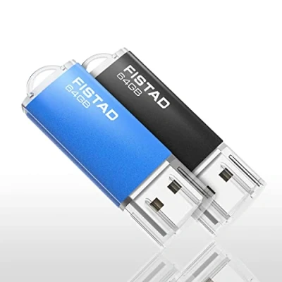 Abbildung von USB Stick 64GB 2 Stück, Memory Sticks 2.0 Pen Drive Speicherstick Thumb Flash Laufwerke für PC, Laptop, ect