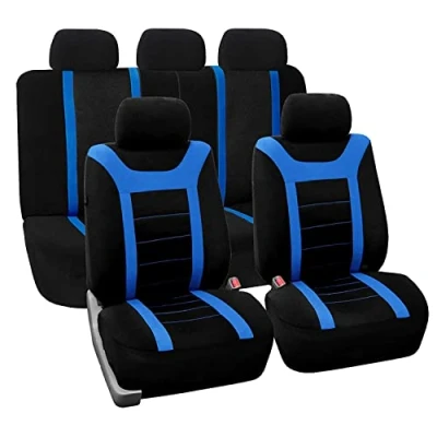 Abbildung von Akhan SB203 Qualität Auto Sitzbezug Sitzbezüge Schonbezüge Schonbezug mit Seitenairbag Schwarz/Blau