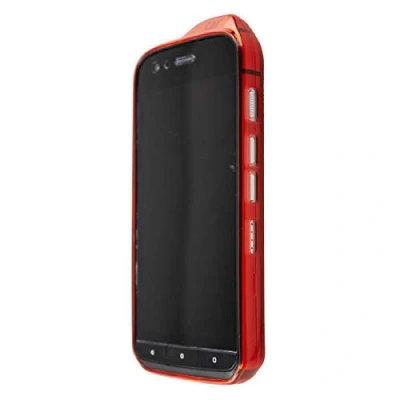 Abbildung von caseroxx TPU Hülle für CAT S61, Handyhülle mit oder ohne Displayschutzfolie (TPU Hülle, rot)