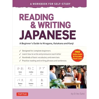 Abbildung von Reading &amp; Writing Japanese: A Beginners Guide to Hiragana, Katakana and Kanji: Free Online Audio Printable Flash Cards