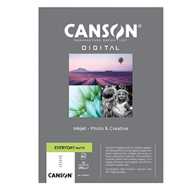Abbildung von Canson 94659 Inkjet Everyday Papier, A4, 50Fg, 180 g, matt