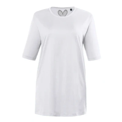 Abbildung von Ulla Popken Short Sleeve Tshirt basic, Damen, Größe: 50/52, Schneeweiß