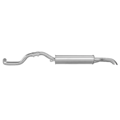 Abbildung von HELLA 8LD 366 035 341 Endschalldämpfer hinten mit Anbauteilen VOLKSWAGEN: Polo III Classic, Variant