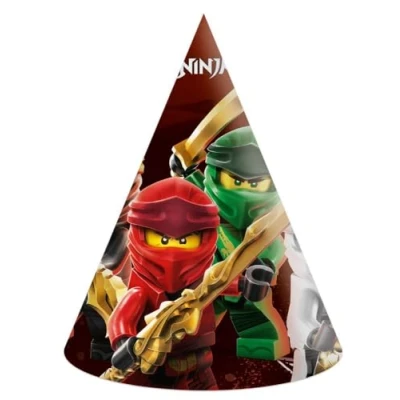 Abbildung von Procos Kostüm Partyhut Lego Ninjago 6Stk. FSC