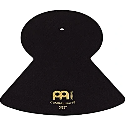 Abbildung von Meinl Cymbals Cymbal Mute Schlagzeug Becken Dämpfer 18 Zoll (45,72cm) für geräuscharmes Üben Zuhause Drumset Zubehör, Schwarz (MCM 18)