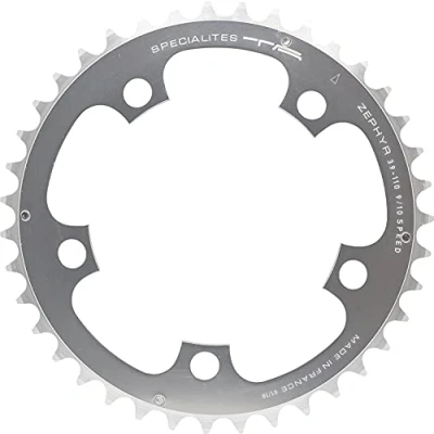 Abbildung von Spécialités TA Zephyr Compact 5 armig, 110 Stück, 9/10 fach Kettenblatt, Silber, Middle 44t