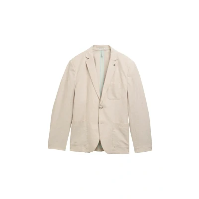 Abbildung von TOM Tailor Sakko, Herren, Größe: 48, Silver ecru chambray