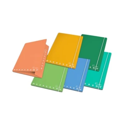 Abbildung von Pigna Ordner mit 3 Klappen, Rücken 1,2; Monochrom Grün, Packung 6 Stück
