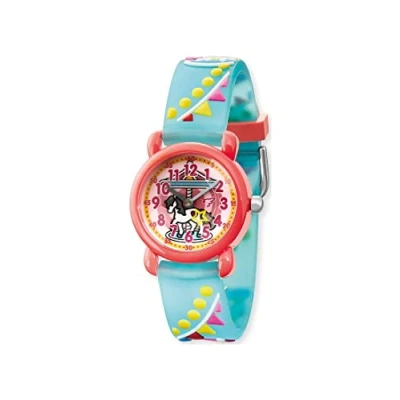 Abbildung von Herzengel Mädchen Analog Quarz Uhr mit Kunststoff Armband HEWA Carousel