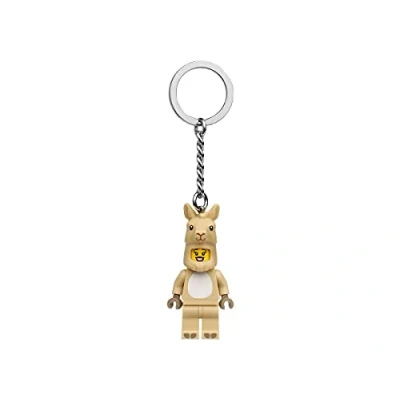Abbildung von LEGO City Lama Girl Minifigur Schlüsselanhänger 854081