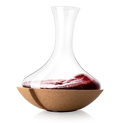 Abbildung von Vacu Vin Dekantierkaraffe Wirbelnde Karaffe Kristallglas 1 Liter