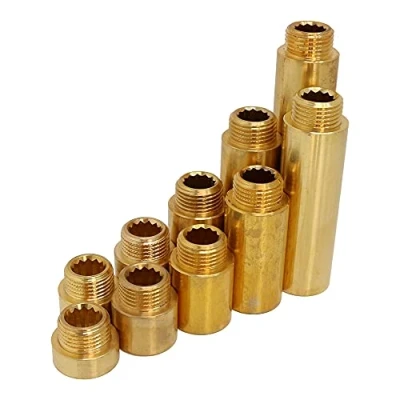 Abbildung von Hahnverlängerung 1/2&quot;, Messing, Anschluß Verlängerung, Fitting, Gewindefitting